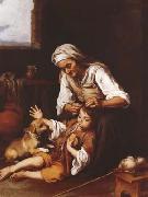 The Toilette (mk08) Bartolome Esteban Murillo